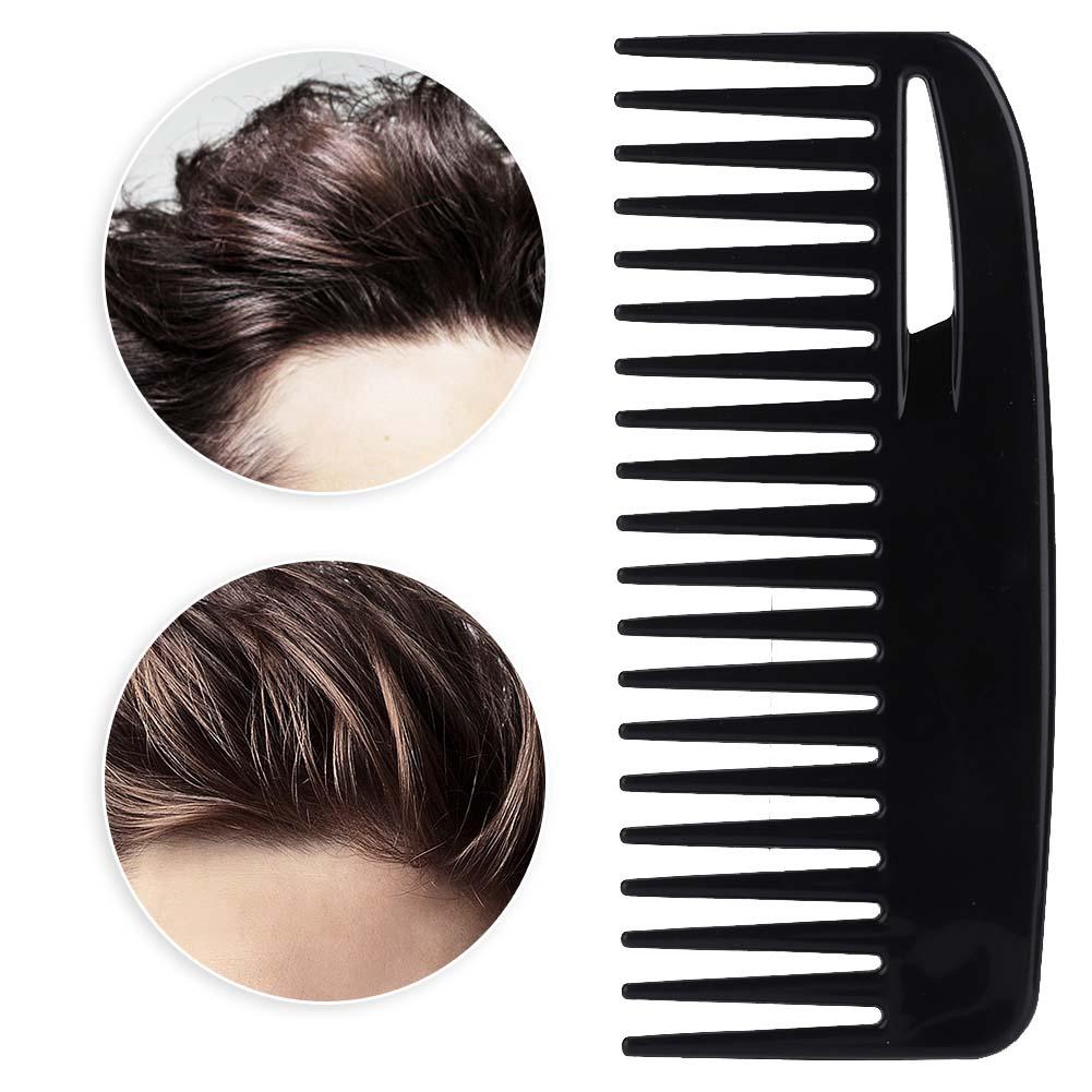 Colorful Large Wide Tooth Hair Styling Comb Anti Static Hairdressing Comb Hairstyle Tool Black