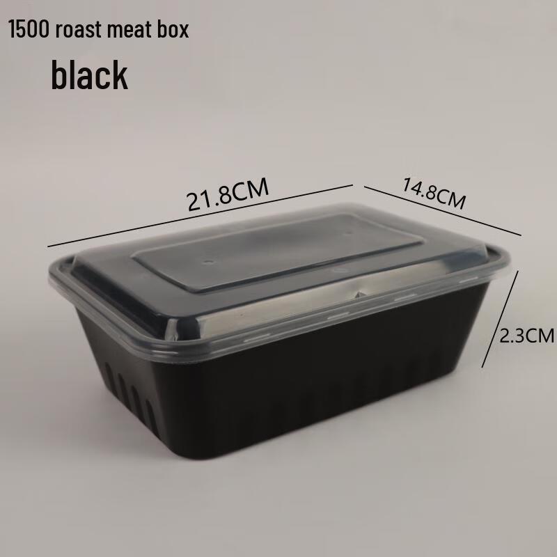 Yueyong Disposable Rectangular Microwavable Plastic Food Containers with Lids