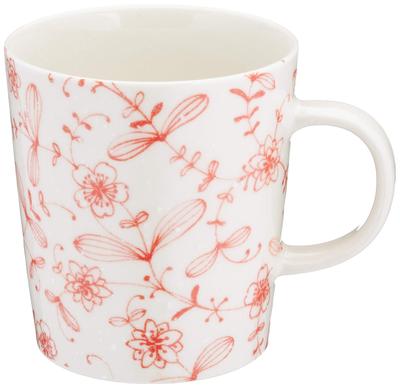 Mino Ware Lichtgefäß Stift Blumenbecher rot K80078