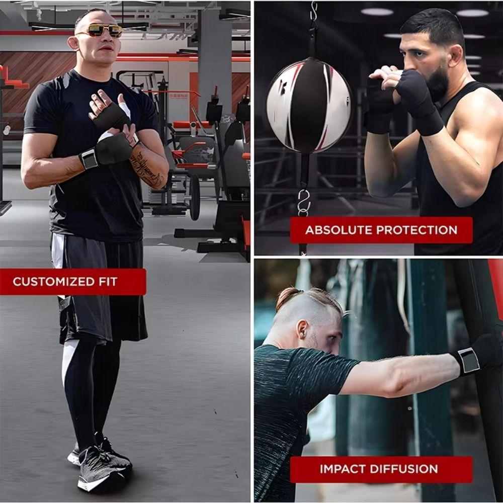 Cotton Gel Boxing Gloves Half Finger Punching Gloves New Workout Gloves  Men Women