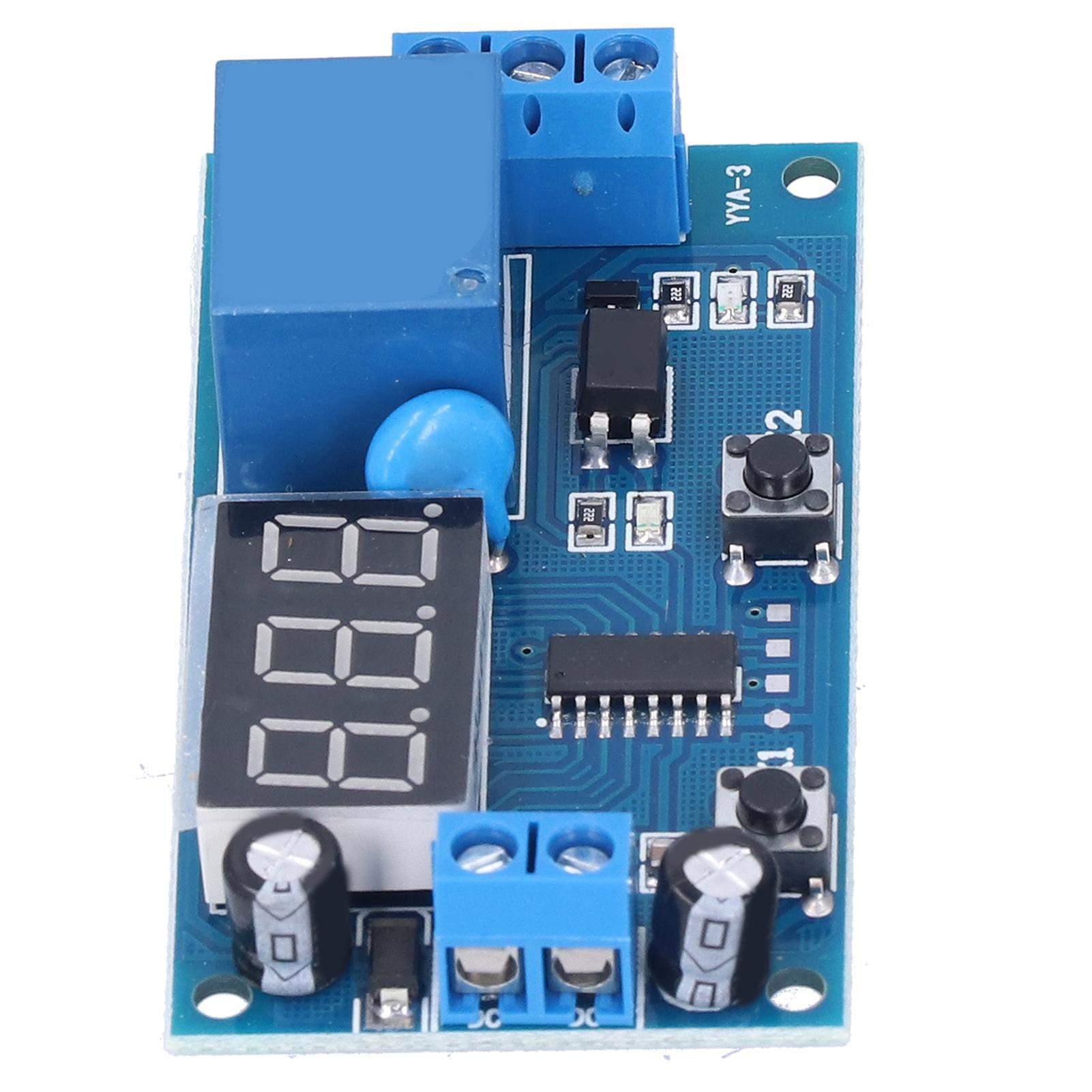 

Time Delay Relay Timer Controller Module Adjustable Countdown Control Switch 12V
