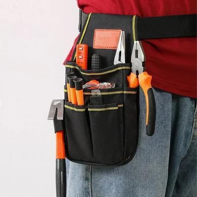 Professional Adjustable Tool Belt with Multiple Pockets for Electricians Carpenters Construction Workers Waist 32 To 46 Inches