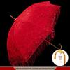Red Bridal Umbrella Set for Chinese Wedding Ceremony and Dowry