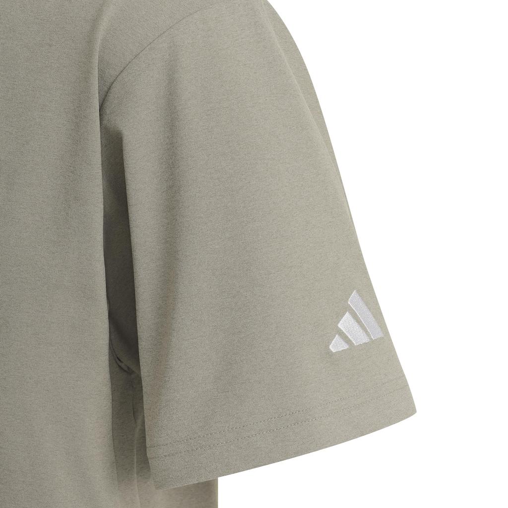 COOL BASIC IS208 Silver Pebble 2L [Adidas] Short-Sleeve T-Shirt Men's (KW6202)