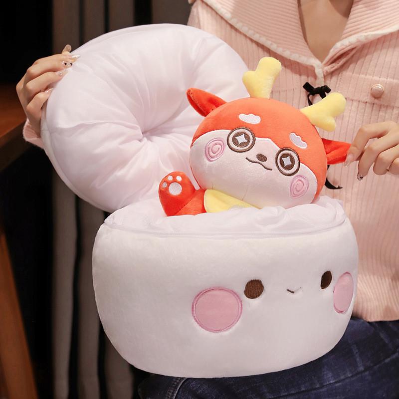 Cute And Adorable Dragon Year Doll Plush Toy For Home Decoration And Gifts Short Plush Pp Cotton Filling Characters)