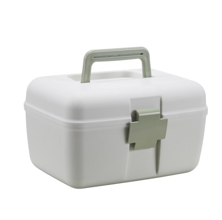 

First Aid Box Medical Emergency Case Safe Lockable Medicine Storage Portable UK зелёный