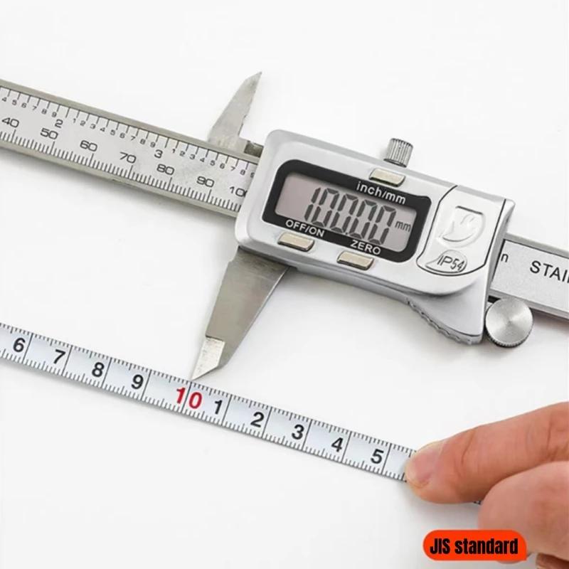 Portable Mini Tape Measure Small Household Measuring Tape Retractable 2m Mild Steel Key Chain Tape Measure Mini Measuring Tools