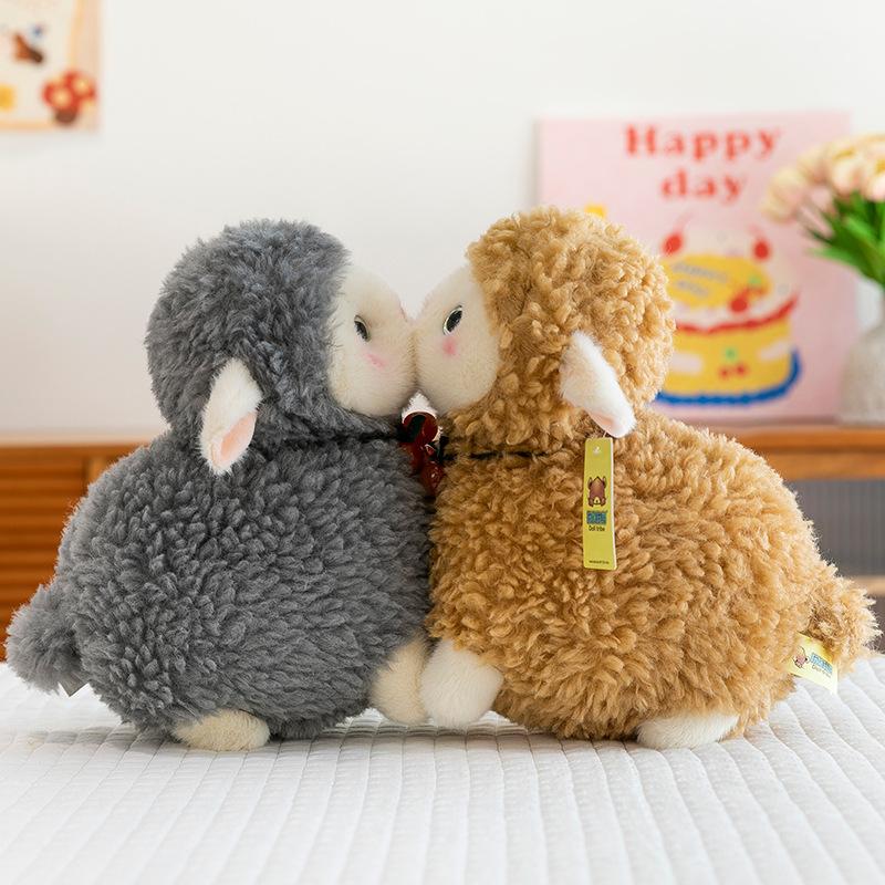 Soft and Cute Cherry Sheep Plush Toy Claw Machine Doll Children's Sleeping Pillow Home Pillow