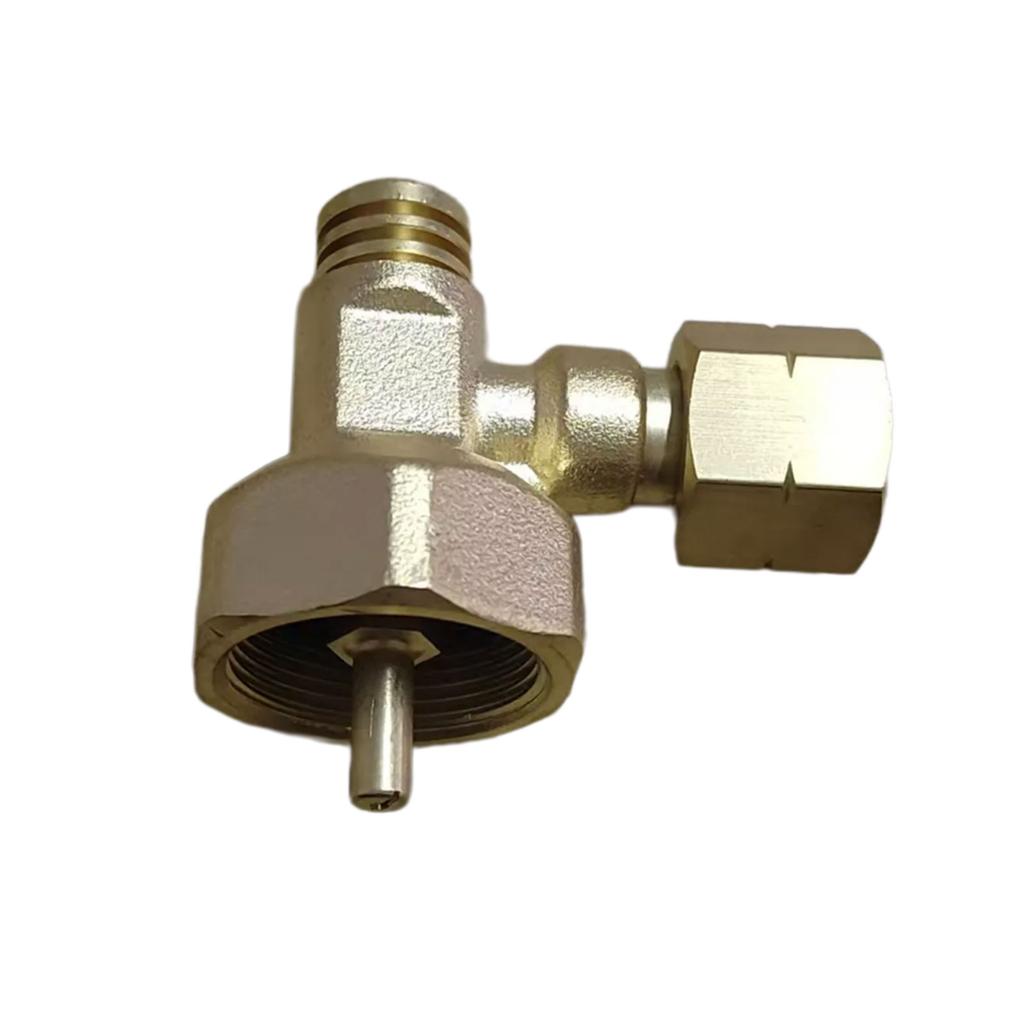 Two Outputs Gas Tanks Conversion Gas Distributor Conversion Head 2 in1 Propane Adapter Extension Gas Furnaces Adapter