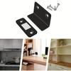 Thin Punch Free L Shaped Anti Collision Door Stopper Invisible Strong Magnetic Suction Sliding Door Stopper Cupboard Closures