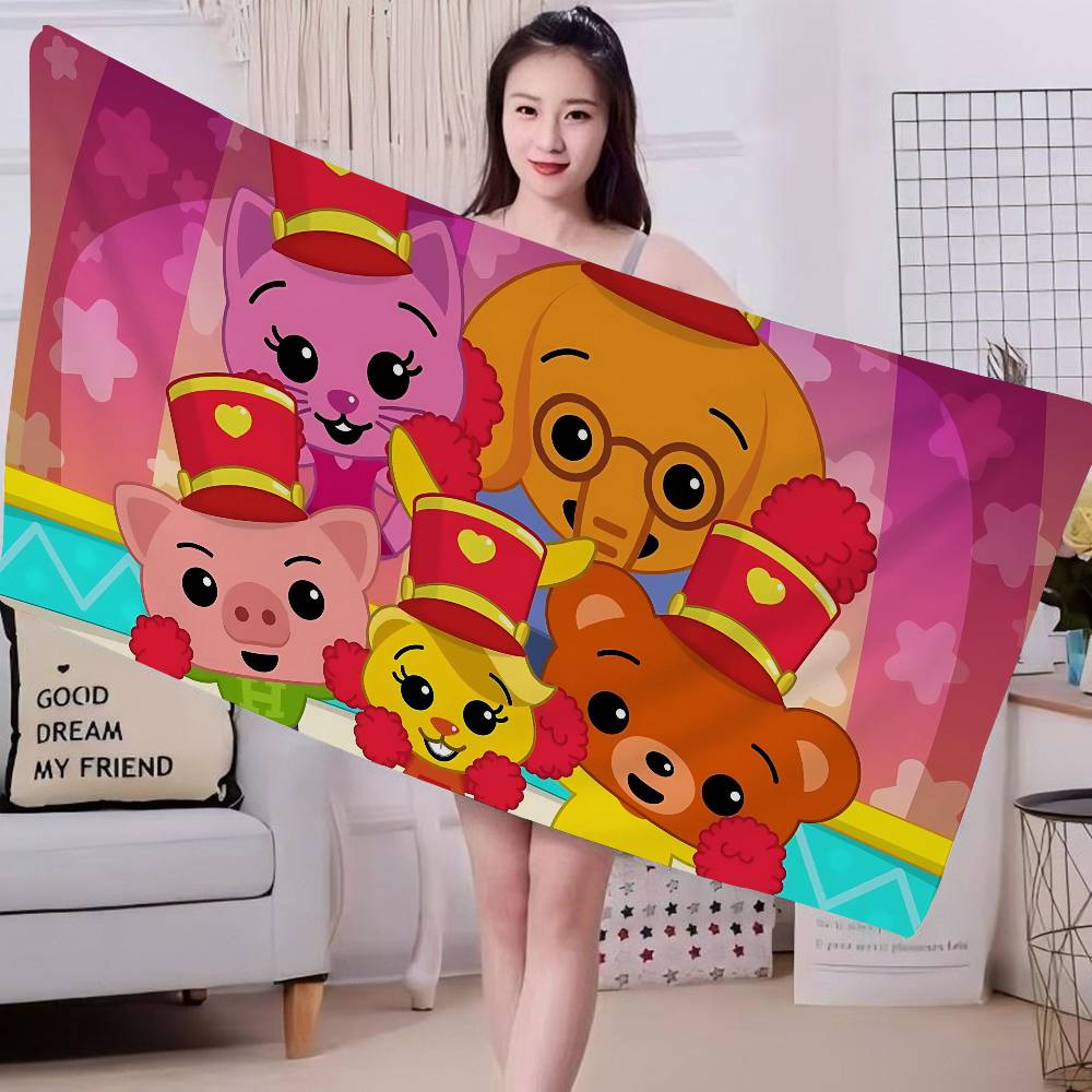 P-Plim P-Plim Beach Towel Colorful Bath Towels for Girl Microfiber Quick Dry Custom Sand Free Beach Yoga Spa Gym Pool