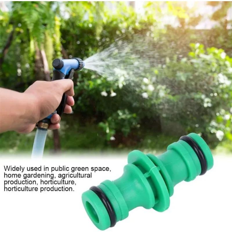 1/5/10/20/30/50pcs Charge Double Plug Water Hose Connectors Extender Garden Tap Pipe Connecting Quick Joint Irrigation Watering Coupling Garden Tools