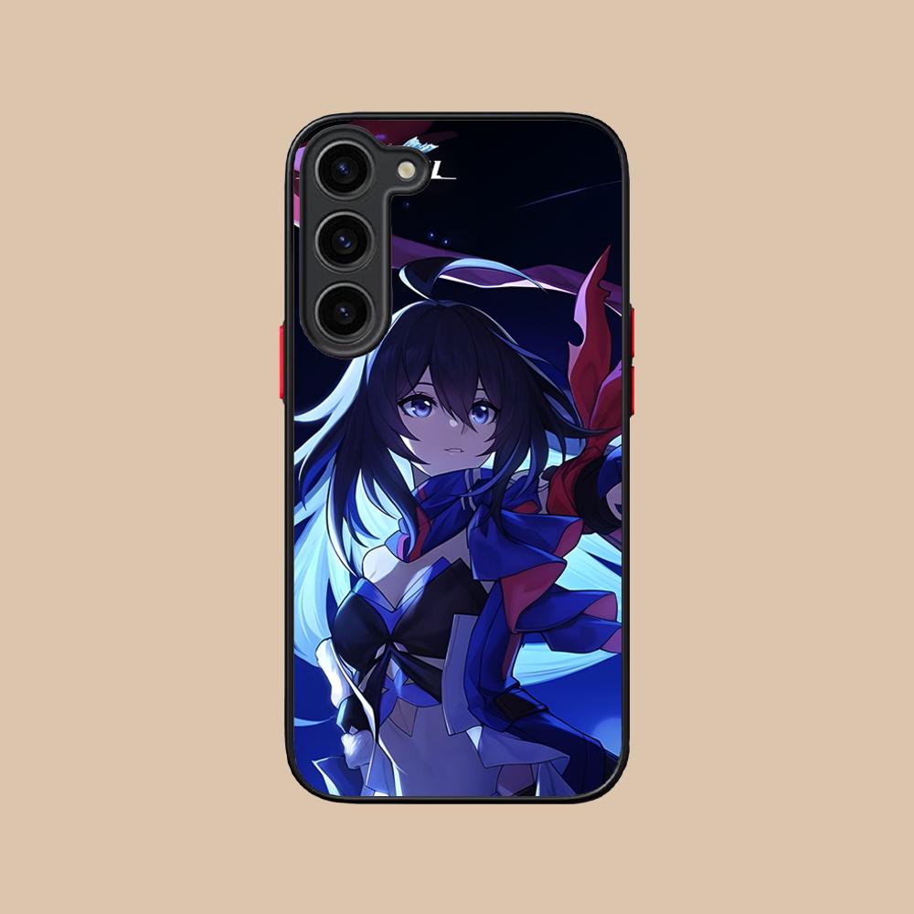 HSR Seele Silicone Mobile Phone Case for Samsung Galaxy S26 S25 S24 S23 S22 S21 Plus FE Ultra Colorful Cover
