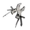 Alicate Multiferramenta Mini 25 em 1 Descascador de Fios Régua Chave Hexagonal Chave de Fenda de Ponta Reta Faca