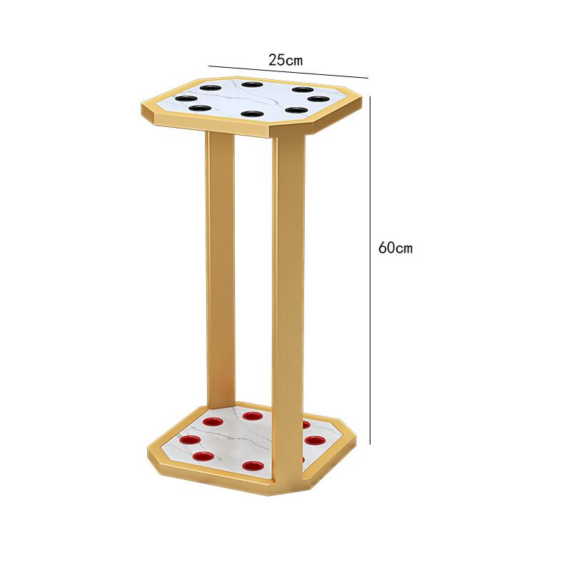 8-Hole Floor-Standing Pool Cue Rack