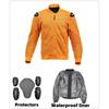 Herren Motorrad Fahrjacke Hose Set Atmungsaktiv Schutzausrüstung Straßenrennen Touren