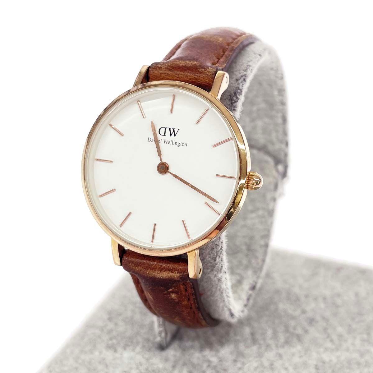 Used Daniel Wellington Daniel Wellington watch quartz SS x leather / ladies / 240001209120