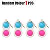 Fidget Finger Bubble Music Keychain Decompression Fashion Toy Pressable Exercise Board Decompression Key Pendant Birthday Gift