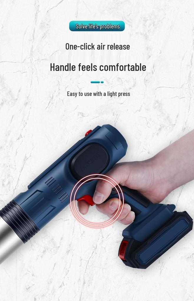 Stainless Steel High-Pressure Lithium Battery Toilet Unclogger