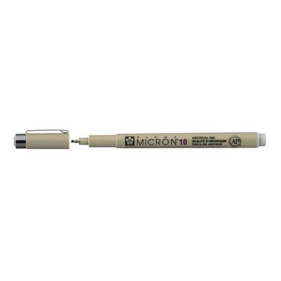 Fixka Pigma Micron 10 Sakura s jemným hrotom 0,60 mm svetlosivá studená