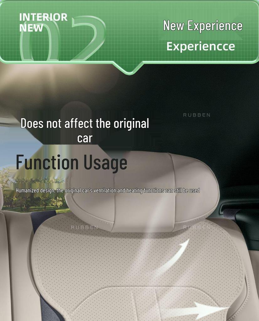 All-Season Ventilated Seat Cushions for Xiaomi YU7 Car - 2025 Interior Accessories