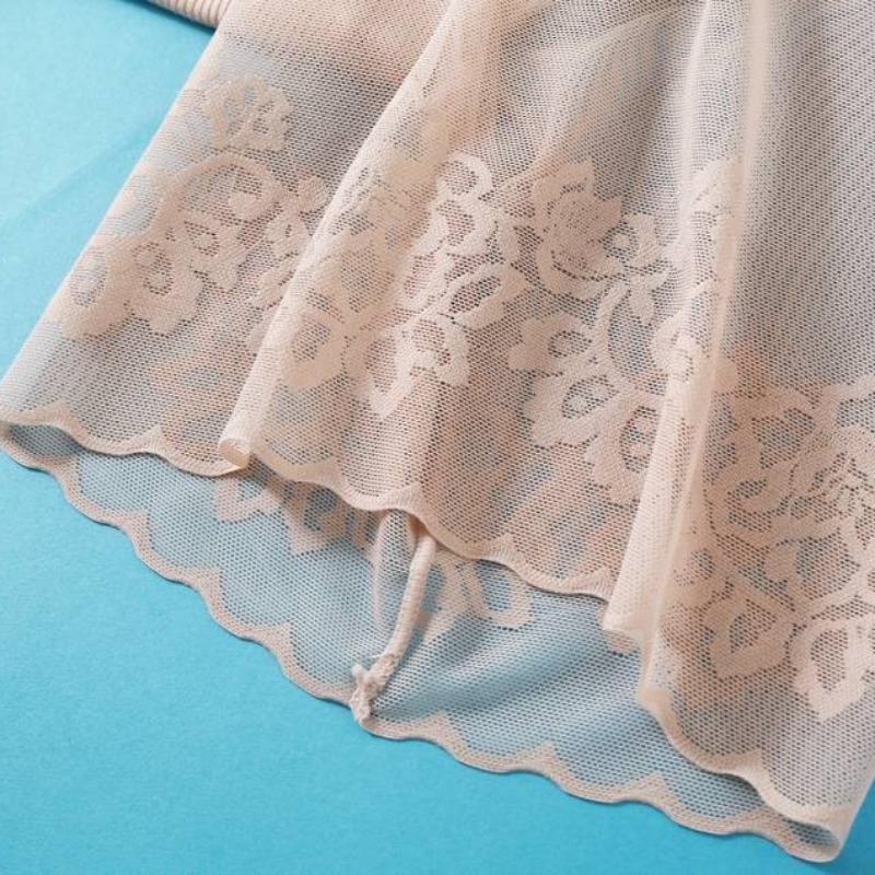 Women Plus Size Safety Short Pants Women Summer Seamless Under Skirt Pants Anti Chafing Boxers Female Sexy Lace Boyshorts