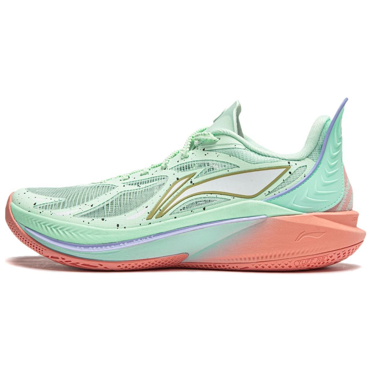 Li-Ning Sonic 12 Green Orange Men s ABAU019-5 EU 47⅔