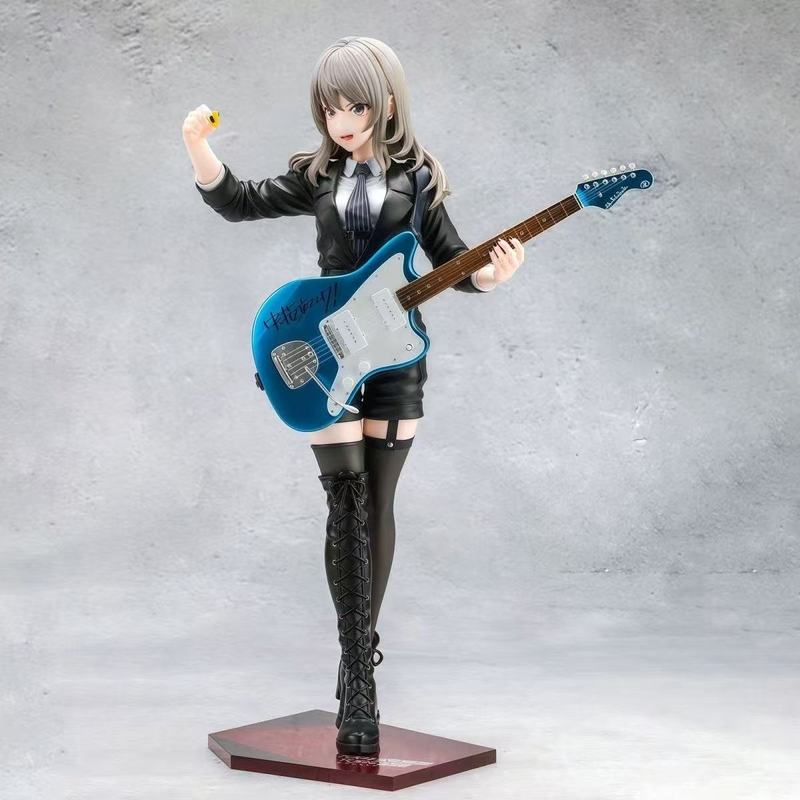 Gw Factory Kawanoki Momo Anime Girl Figure Girls Band Guitarist Model Desktop Pc Case Ornament For Anime Fans Figure Collectors