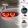 Car stickers mosaic pixel style love heart-shaped car stickers window glass body bumper decoration waterproof stickers 6PCS/1SET