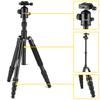 National Geographic Travel 5 Twist Convertible to NGTR002T Tripod, Aluminum, Sections, Lock, Compact, Monopod,