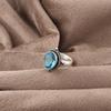 Swiss Blue Topaz Jewelry Gemstone Ring, 925 Sterling Silver Attractive Ring Jewelry Handmade Ring, Healing Jewelry For Gift
