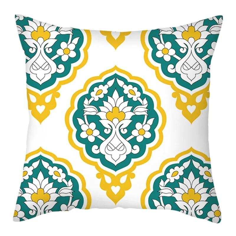 Geometric Style Printed Pillowcases Living Room Office Home Pillowcases Car Ornaments