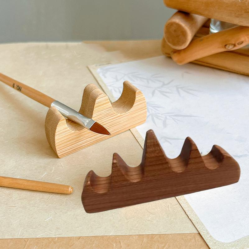 Nail Art Brush Cleaner Plastic Wooden Holder Uv Acrylic Gel Pen Pot Cleanser Cup Nail Brush Holder Professional Nail Tools