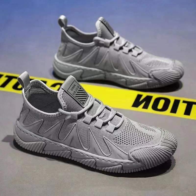Men's Autumn Casual Shoes – Running Athletic Sneakers for Men, Black Work Shoes for Young Adults, Lightweight Comfort