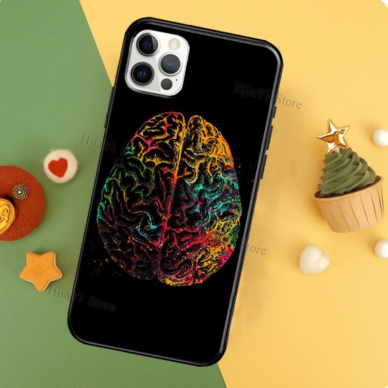 Human Heart Brain Lungs TPU Soft Case For iPhone 11 14 Pro Max 12 13 Mini XR X XS MAX 6 7 8 Plus SE 2020 Phone Cover