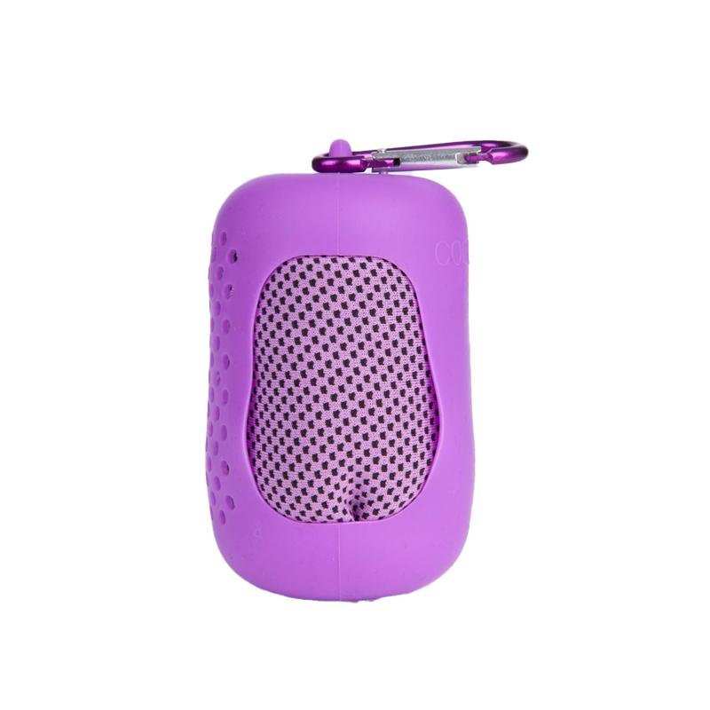 Portable Mini Silica Gel Set Cooling Towel Soft Breathable Outdoor Fitness Sports Gym Running Quick Dry Cool Towel