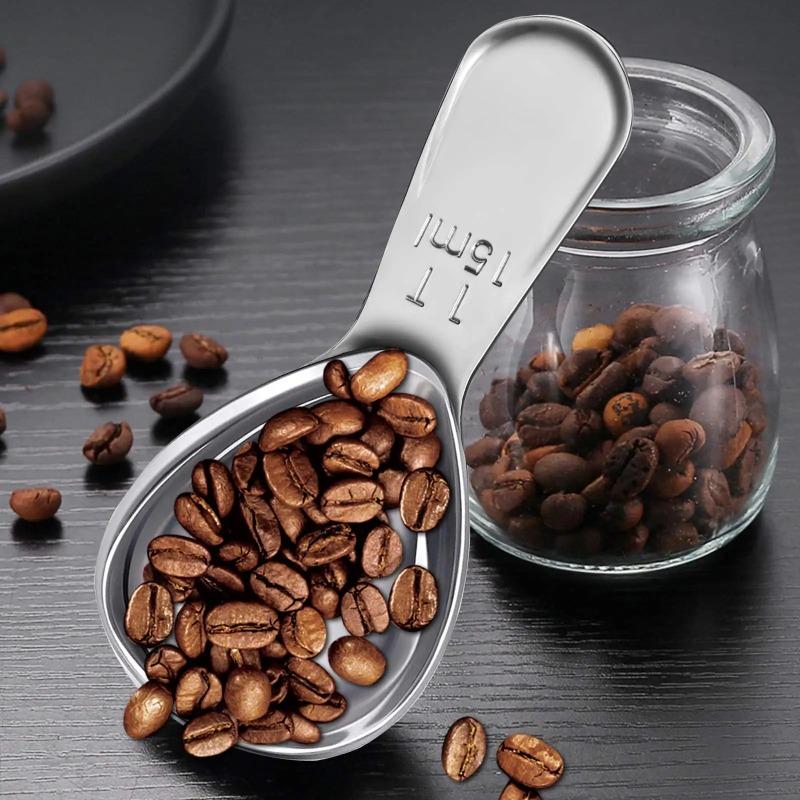 

Coffee Scoop Stainless Steel Coffee Measuring Spoons 15ML/30ML Short Handle Coffeeware Kitchen Cafe Making Coffee Accessories