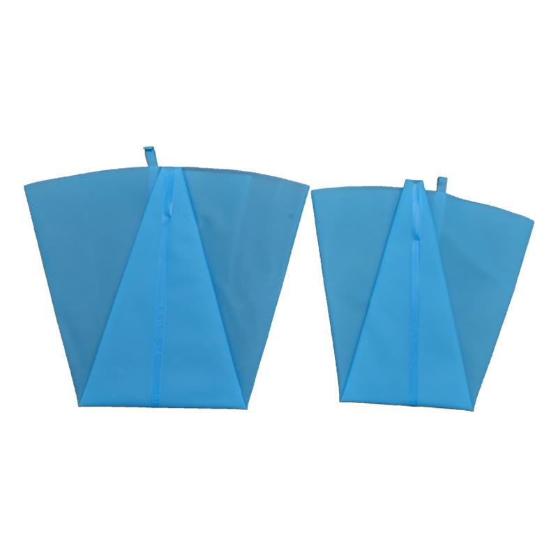 Blue Silicone Piping Bags Set: Includes Large & Small Sizes - Ideal for Cakes & Cookies