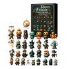 Surprising Box for Halloween Advent Calendar 2026, 31 Nights of Fright Countdown with Decorative Charms Mini Spooky Figurines, Home Desk Decor, Party