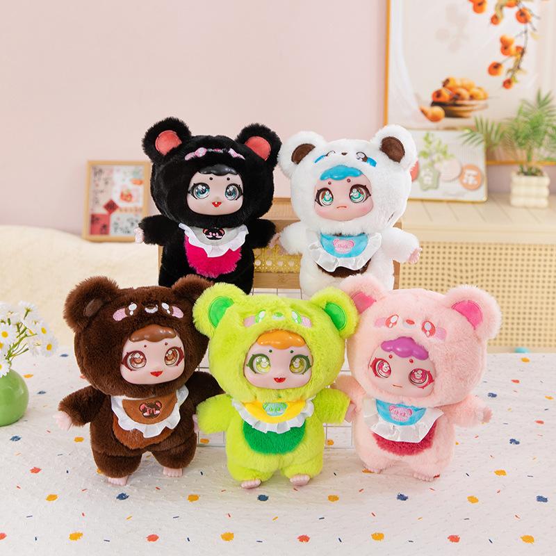 

Anime Sweetheart Tea Party Plush Doll Stuffed Toy Bag Birthday Gift зелений