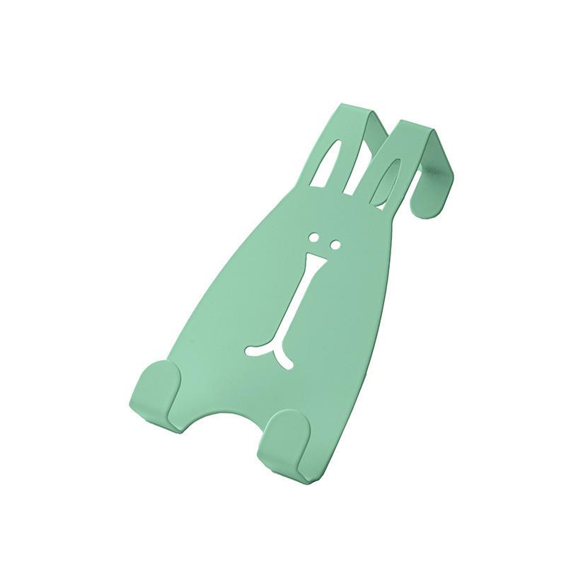 Cartoon Rabbit Door Hook Hangers With Steel Construction For Bedroom Wall Mount Storage