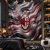 Wall Hanging Tapestry AC Milan Print Cloth for Living Room Bedroom Home Decor