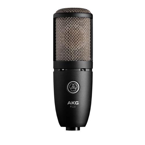 AKG P220 Project Studio Line Condenser Microphone [Ideal for Recording Vocals, Piano, and Wind Instruments. Durable All-Metal Body, Rugged Design, Low