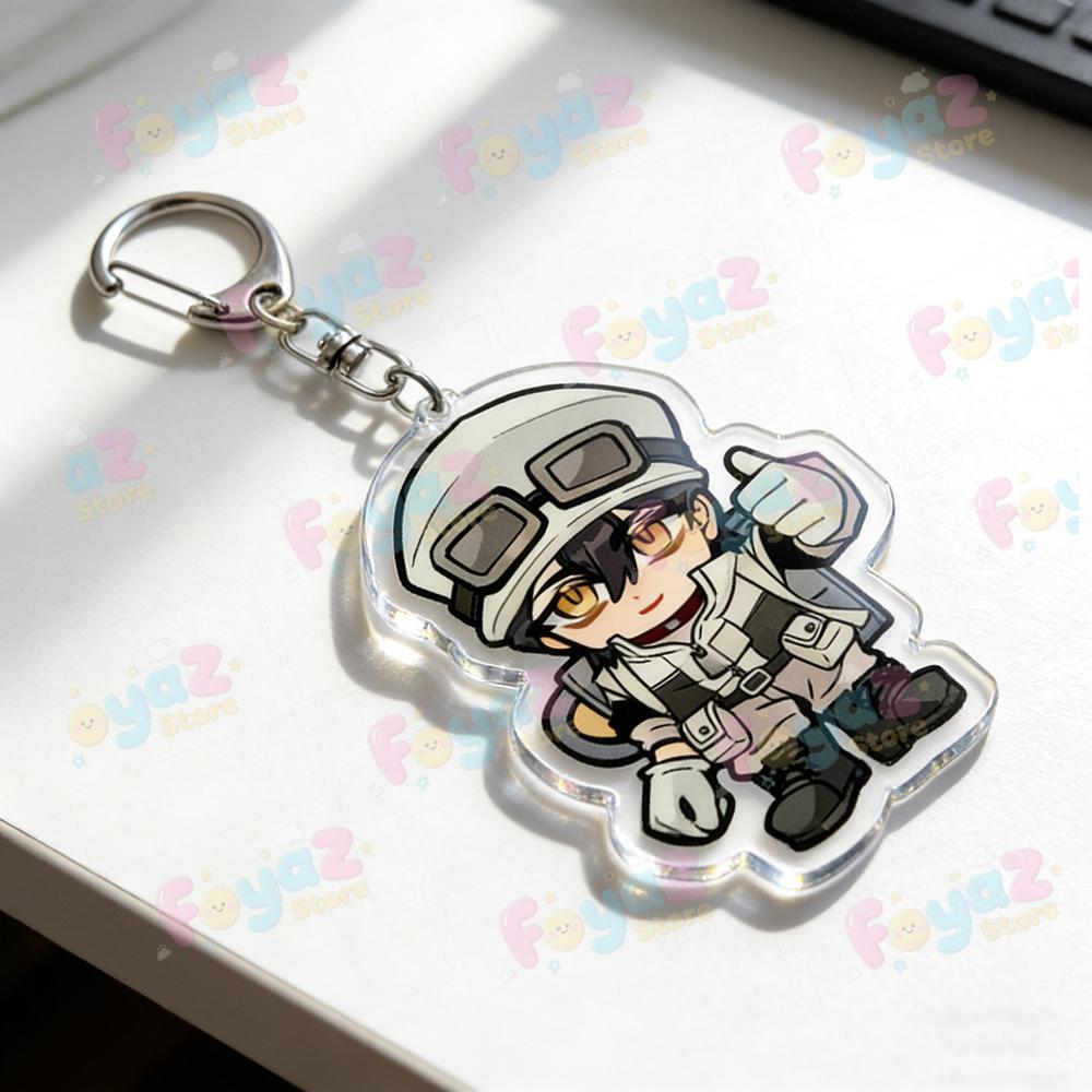 

Anime Gachiakuta Keychain Riyo Rudo Zanka Enjin Jabba Tamsy Semiu Amo Jabba Wonger Gris Guita Follo Gachi Fans Gifts