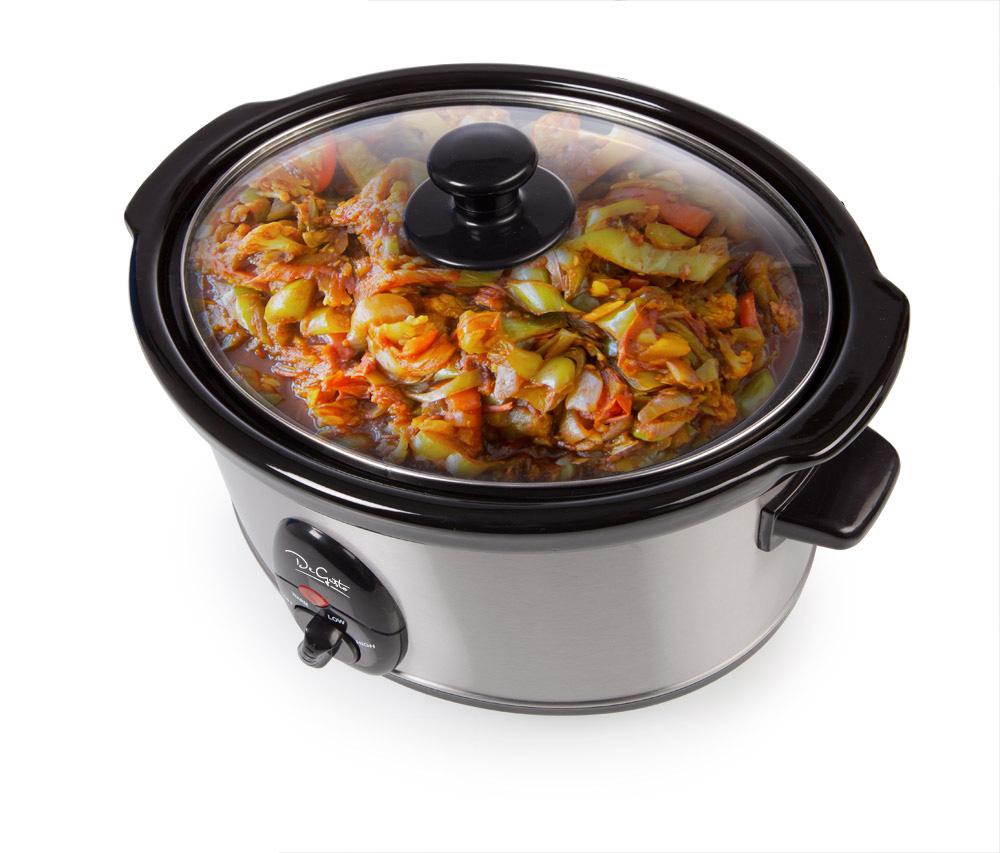 3.5 L Slow Cooker With Stoneware Insert And Keep Warm Function
