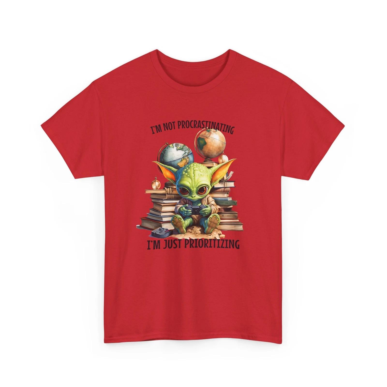 Not Procrastinating Just Prioritizing T-Shirt | Funny Procrastination Shirt 4XL