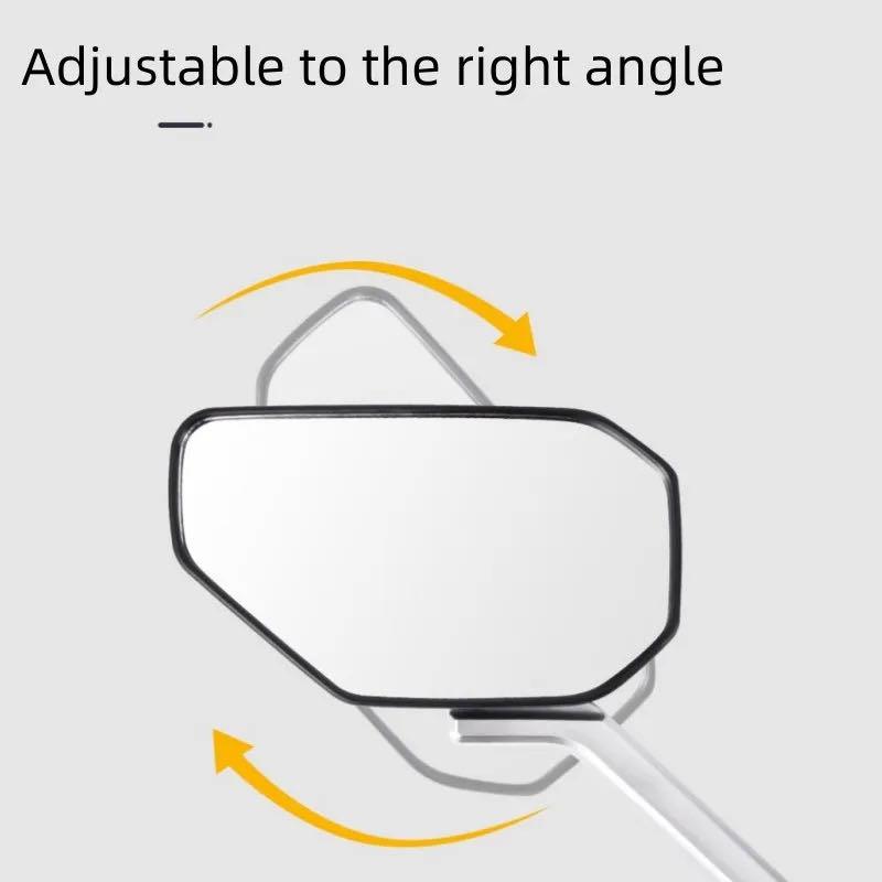 8MM Rear View Mirror Bike Cycling Clear Wide Range Mirror Convex Rearview Mirror Cycling Electric Bicycle Accessories