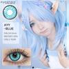 1 Par Fargede Kontaktlinser for Øyesminke Farge Pupiller Lilla Linser Øyekontakt Røde Kontaktlinser Myke Øyelinser