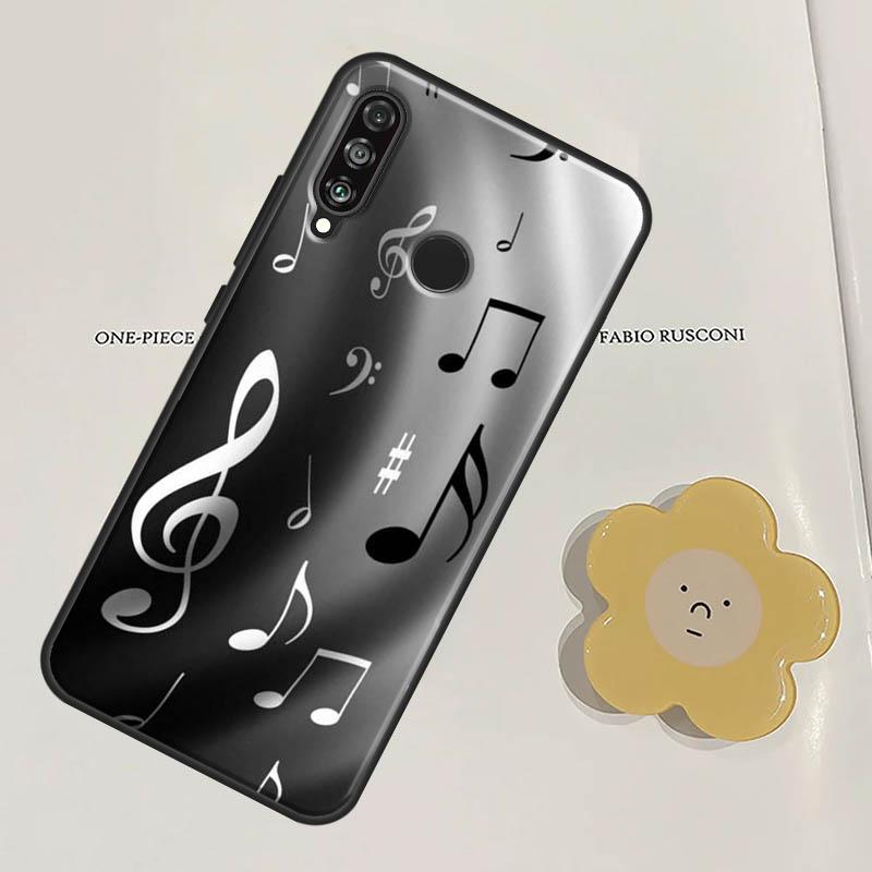 Musiknotensymbol Klavier Für Huawei Nova Y60 Y70 Y90 Y61 Y91 3i 7i 8i 11i Nova 9 10 SE 11 Pro P20 P40 P30 Lite Hülle