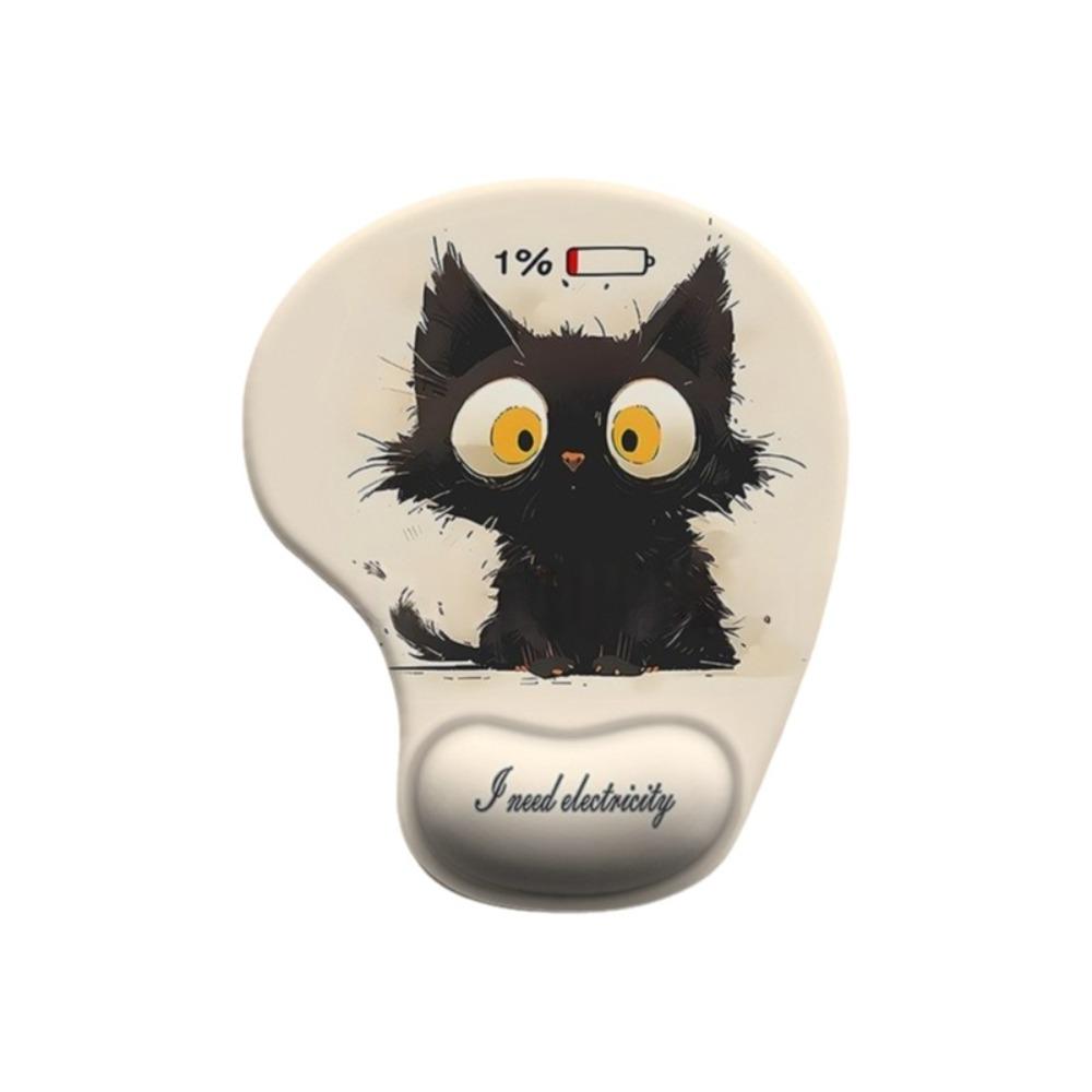 Silicone Comfortable Wrist Rest Soft Desktop Wrist Support Cartoon Animal Mouse Pad  Computer